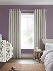 Laura Ashley Dusky Plum Purple Talon Stripe Made to Measure - Image 1 of 9