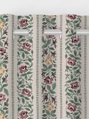 Laura Ashley Dusky Plum Purple Talon Stripe Made to Measure - Image 7 of 9