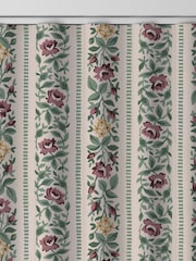 Laura Ashley Dusky Plum Purple Talon Stripe Made to Measure - Image 8 of 9