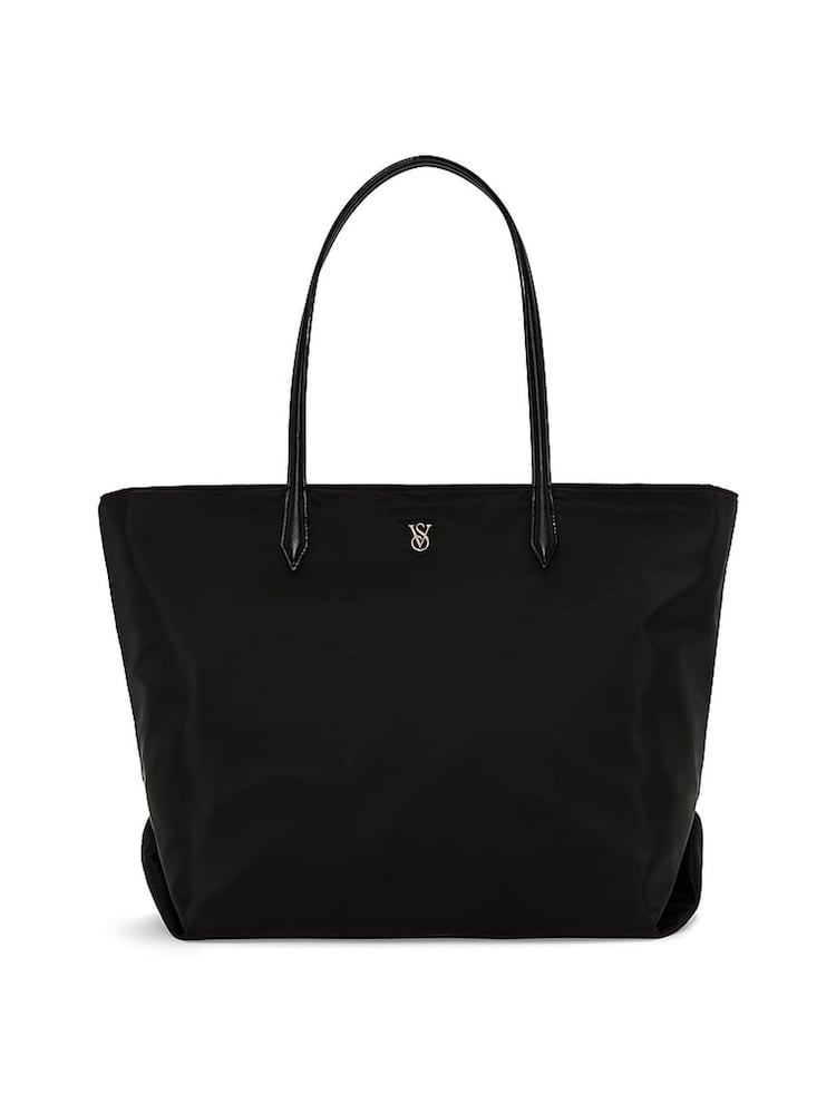Victoria's Secret Black Tote Bag - Image 2 of 4 Victoria's Secret Black Tote Bag - Image 2 of 4