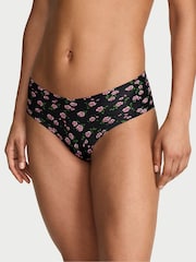 Victoria's Secret Black Roses Cheeky Knickers - Image 1 of 2