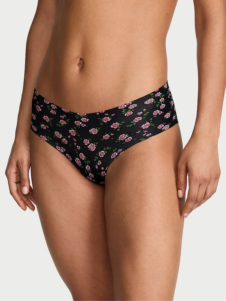 Victoria's Secret Black Roses Cheeky Knickers - Image 1 of 2