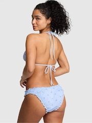 Victoria's Secret Pink Blue Quartz Eyelet Triangle Bikini Top - Image 2 of 2