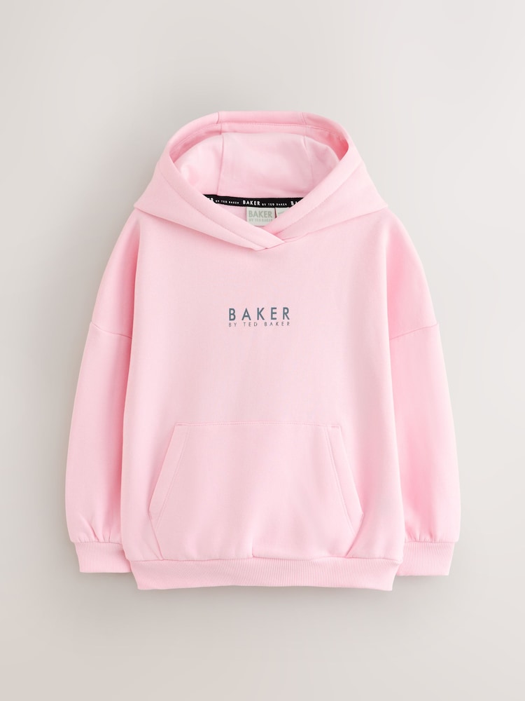 Baker by Ted Baker Oversized Graphic Hoodie - Image 1 of 5