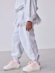 Baker by Ted Baker Velour Peplum majica za jogger & Set Donjeg dela trenerke Balon kroj 2 Piece - Slika 5 od 7