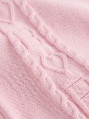 Baker by Ted Baker Pink 2 Piece Knitted Collar Top & Skirt Set - Image 7 of 7