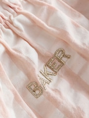 Baker by Ted Baker 2 Piece Gingham Bow Sweat Top & Flare Leggings Set - Slika 9 iz 12