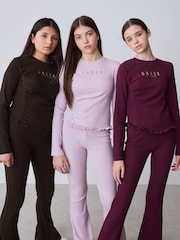 Baker by Ted Baker Ribbed Flares Leggings 3 Pack - Image 2 of 11
