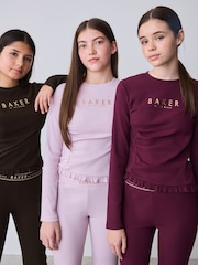 Baker by Ted Baker Ribbed Flares Leggings 3 Pack - Image 3 of 11