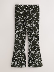 Baker by Ted Baker Multi Bow Print Flares Leggings 2 Pack - Image 3 of 5