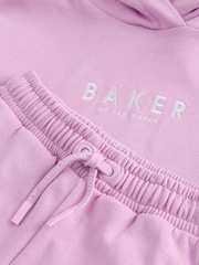 Baker by Ted Baker Oversized Embroidered Hoodie & Wide Leg Joggers Set - Bild 10 von 15