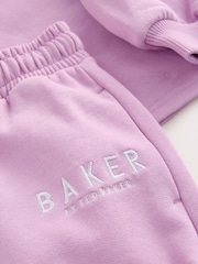 Baker by Ted Baker Oversized Embroidered Hoodie & Wide Leg Joggers Set - Bild 12 von 15