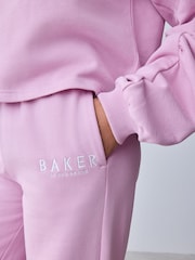 Baker by Ted Baker Oversized Embroidered Hoodie & Wide Leg Joggers Set - Bild 6 von 15