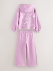 Baker by Ted Baker Oversized Embroidered Hoodie & Wide Leg Joggers Set - Bild 9 von 15