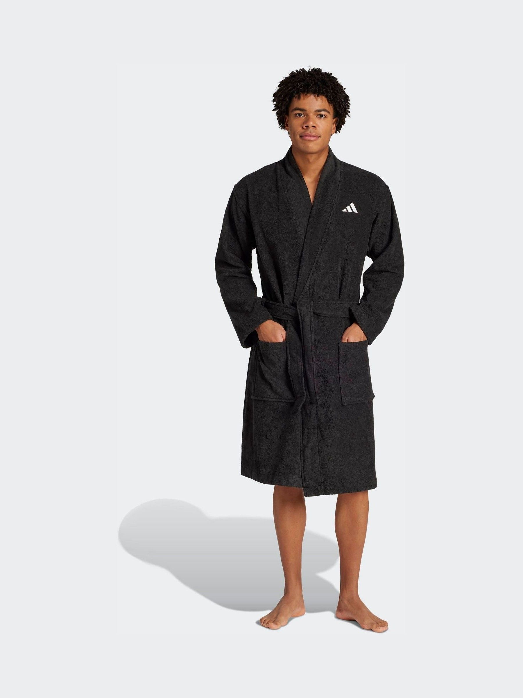 Buy adidas Black Dressing Gown from Next South Africa