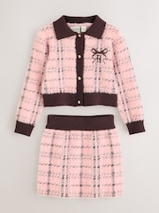 Baker by Ted Baker 2 Parçalı Çekmeceli Örgü Top və Ətək Koordinasiya Dəsti - 10şəkildən 6 şəkil