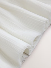 Baker by Ted Baker Crinkle Mesh Hem Bow Ponte Dress - صورة 4 من 6