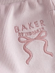 Сирень күлгін - Baker by Ted Baker Velour Rib Funnel Zip Through & Joggers Set 2 Piece - 5суретінің 3 суреті