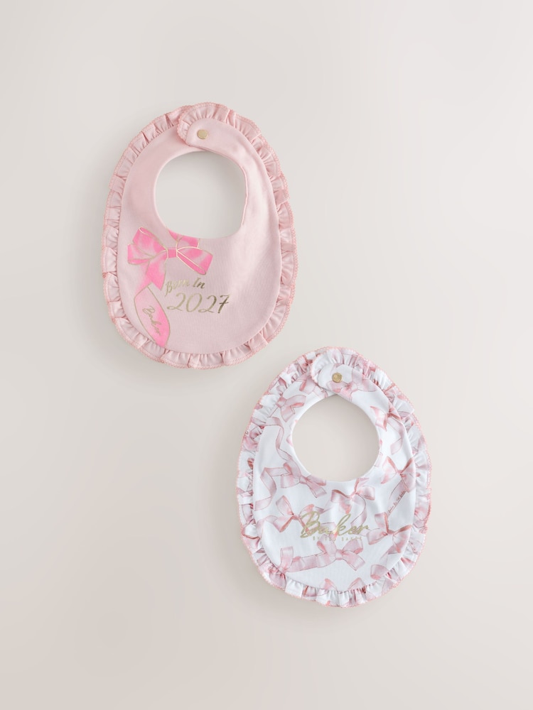Baker by Ted Baker 2 Pack Born In 2027 Bibs - 画像 1 / 5 Baker by Ted Baker 2 Pack Born In 2027 Bibs - 画像 1 / 5