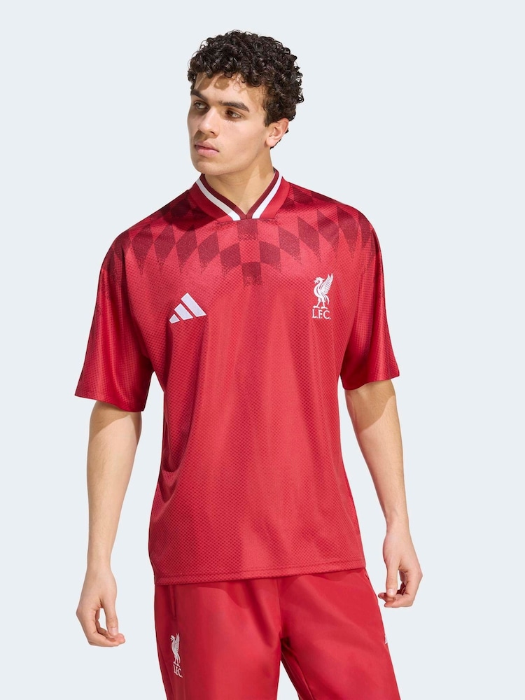 adidas Red Liverpool FC Stadium Jersey - Image 1 of 7 adidas Red Liverpool FC Stadium Jersey - Image 1 of 7