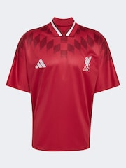 adidas Red Liverpool FC Stadium Jersey - Image 6 of 7