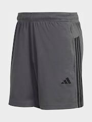 adidas Grey Workout Essentials Base 3-Stripes Pique Short 7Inch - Image 5 of 5