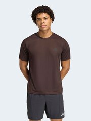 adidas Brown Workout Essentials Base T-Shirt - Image 1 of 6