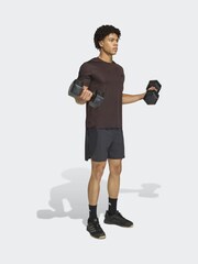 adidas Brown Workout Essentials Base T-Shirt - Image 3 of 6