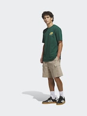 adidas Green Sports Bar Pool Graphic T-Shirt - Image 3 of 6