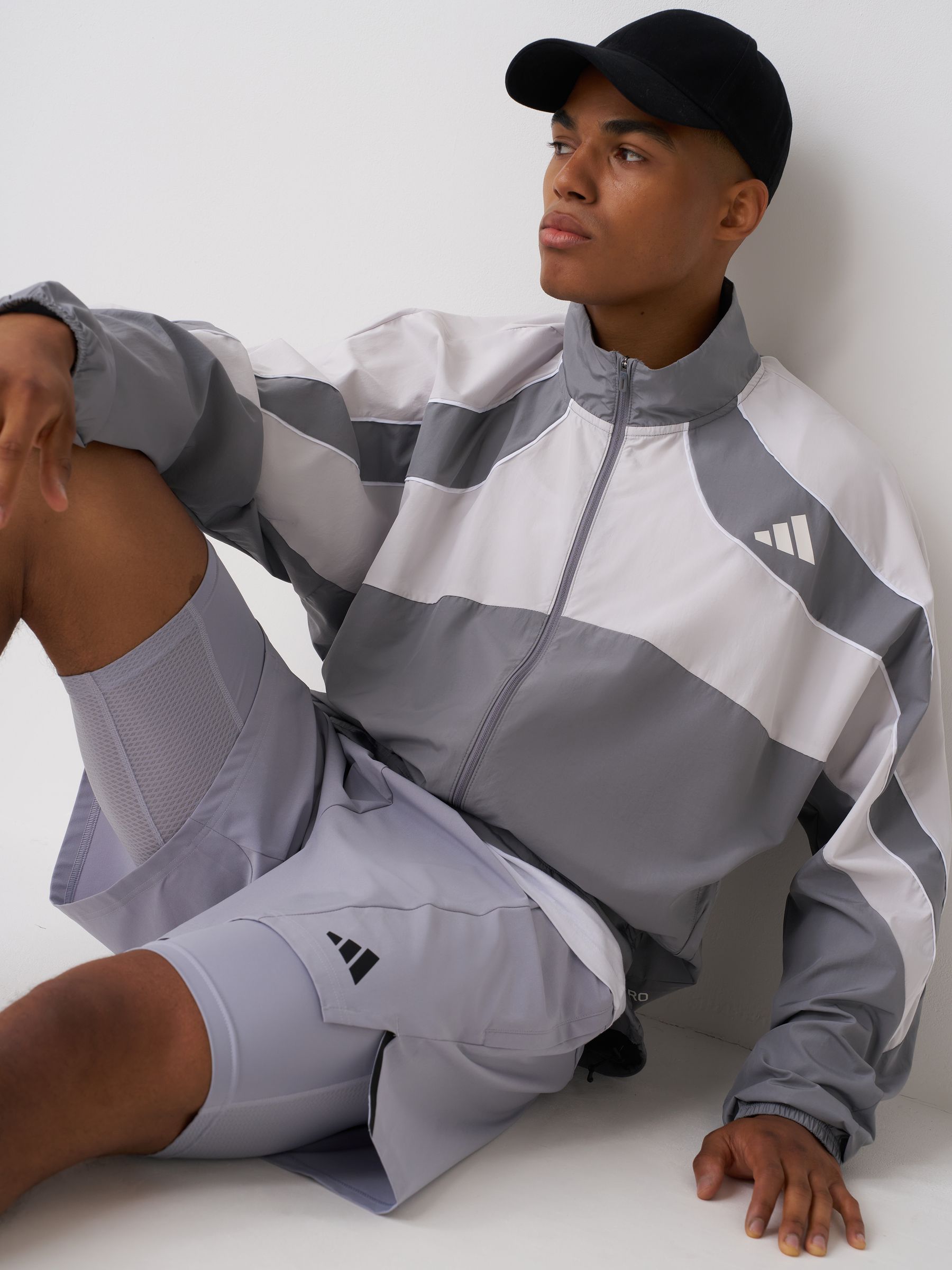 24-25 KNOWY OUTERWEAR 上下セット M GRAY Comprar Cinza - Casaco de corrida adidas Adizero Archive from Next