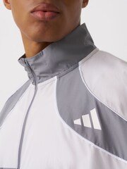 adidas Grey Adizero Archive Running Jacket - Image 4 of 5