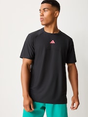 adidas Black 3D World Cup Logo T-Shirt - Image 1 of 5