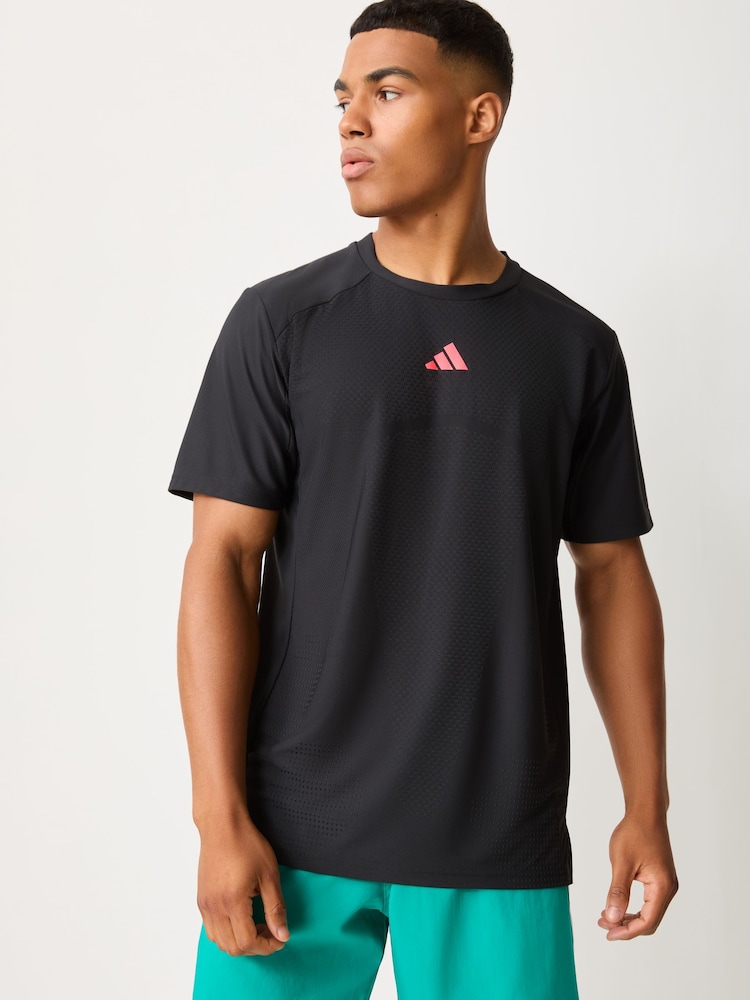 adidas Black 3D World Cup Logo T-Shirt - Image 1 of 5