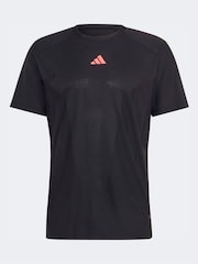 adidas Black 3D World Cup Logo T-Shirt - Image 5 of 5