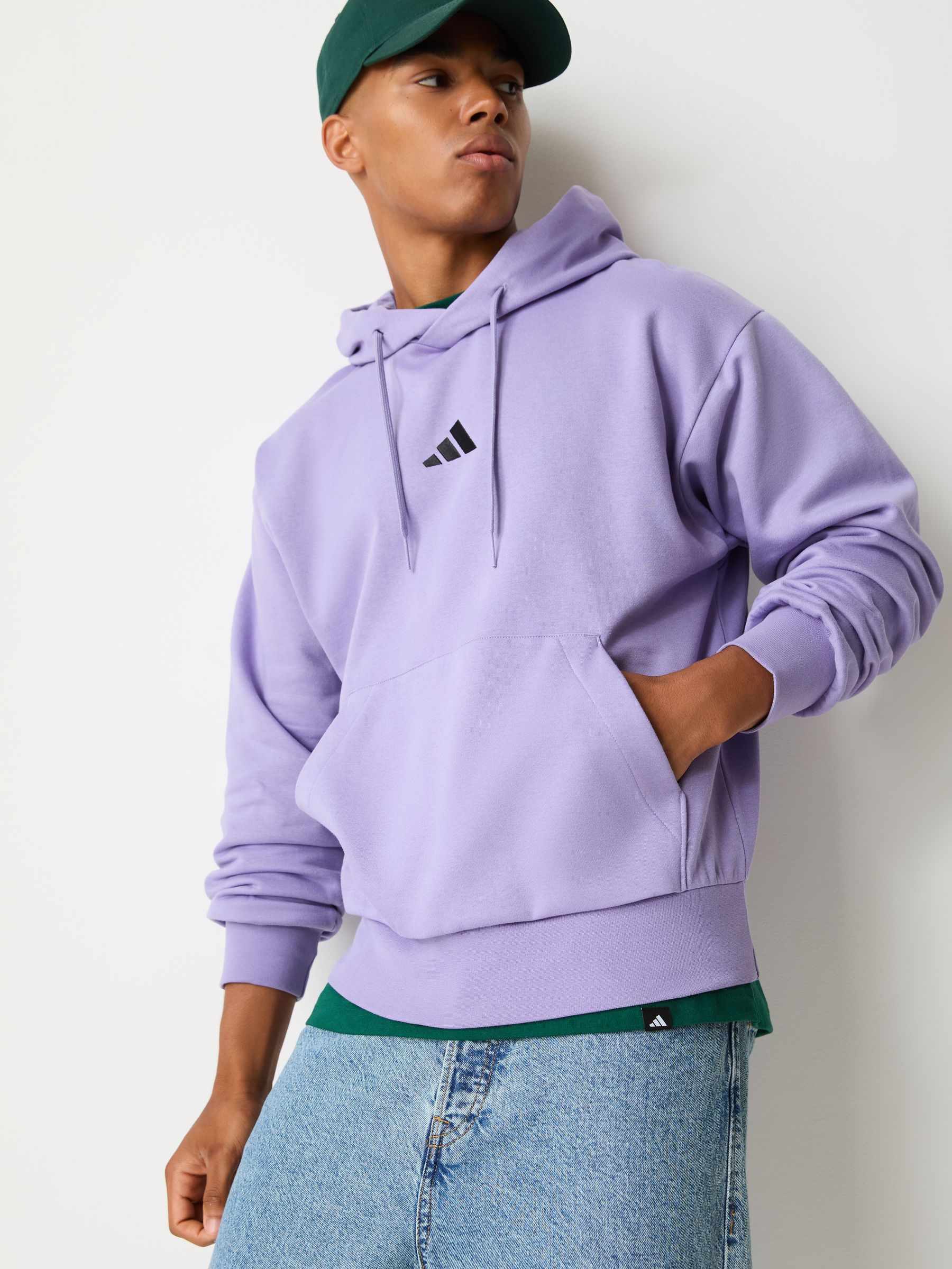 Next：日本 パープル - adidas パーカー from Next Japan