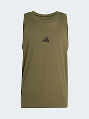 Žalia - adidas Essentials mažo logotipo marškinėliai be rankovių - 6 paveikslėlis iš 6