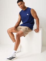 adidas Blue Short Sleeve Training Vest - Image 2 of 5