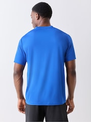 adidas Dark Blue Workout Essentials Base T-Shirt - Image 4 of 5