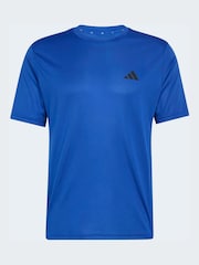 adidas Dark Blue Workout Essentials Base T-Shirt - Image 5 of 5