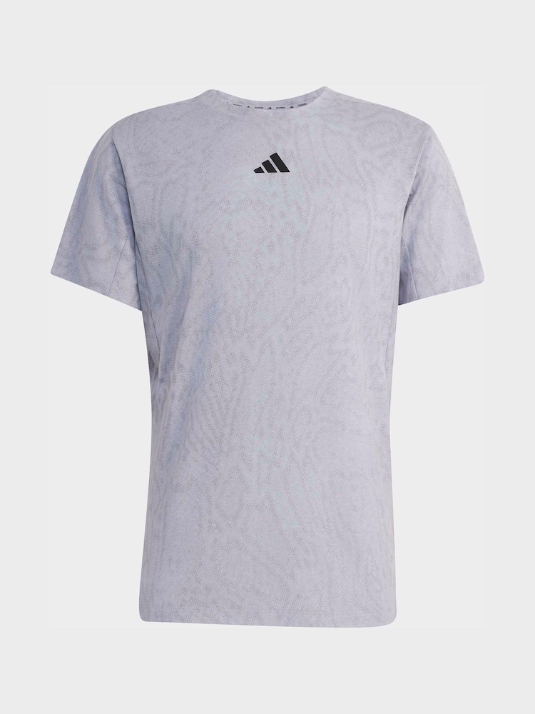adidas Grey D4T Primelift Aop T-Shirt - Image 5 of 5 adidas Grey D4T Primelift Aop T-Shirt - Image 5 of 5