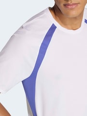 adidas White Adizero Archive Running T-Shirt - Image 5 of 8
