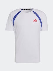 adidas White Adizero Archive Running T-Shirt - Image 8 of 8