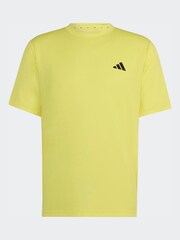 adidas Dark Yellow Workout Essentials Base T-Shirt - Image 1 of 1