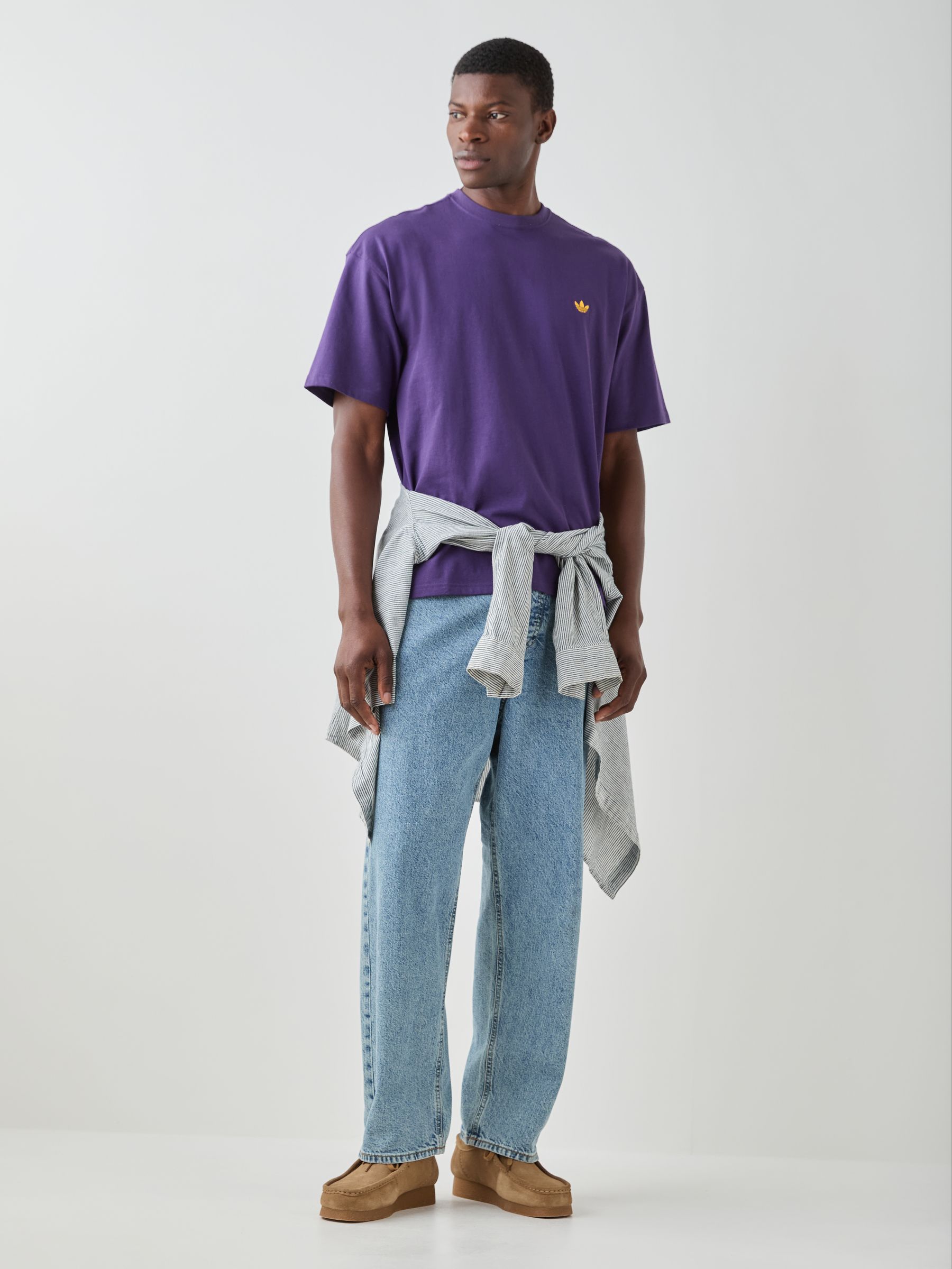 Comprar Roxa - Camiseta adidas Originals Trefoil Essentials Loose