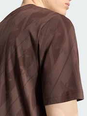adidas Originals Brown Monagram Aop T-Shirt - Image 4 of 5