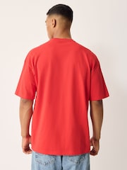 adidas Originals Red Trefoil Essentials Loose T-Shirt - Image 3 of 5
