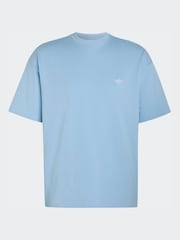 adidas Originals Light Blue Trefoil Essentials Loose T-Shirt - Image 1 of 1