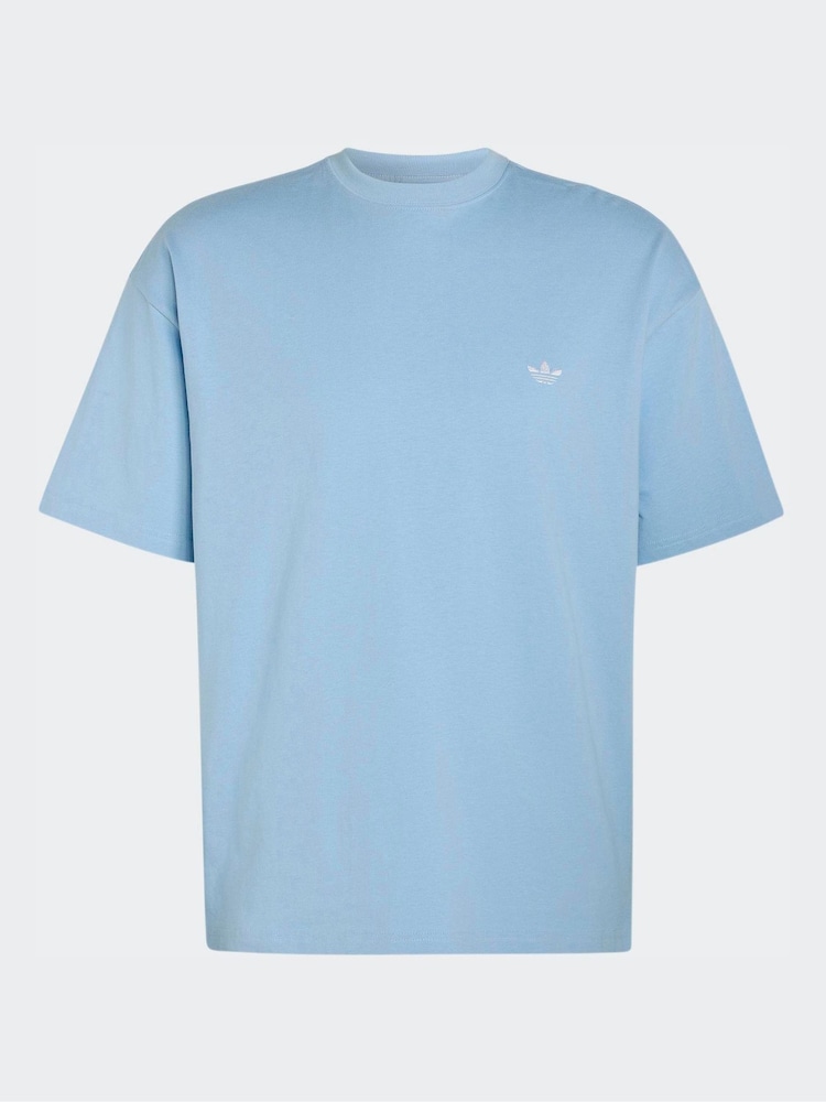 adidas Originals Light Blue Trefoil Essentials Loose T-Shirt - Image 1 of 1