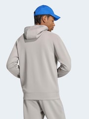 Сірий - adidas Originals Trefoil Essentials Spacer Fullzip Hoodie - Image 2 of 6
