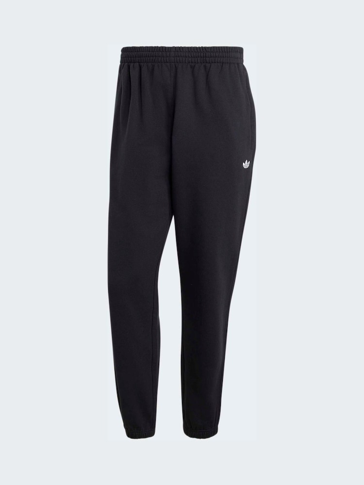 Negro - adidas Originals Trefoil Essentials Regular Fleece Joggers - Imagen 1 de 1
